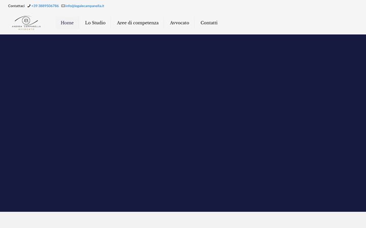 Screenshot of legalecampanella.it