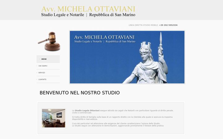 Screenshot of legaleottaviani.com