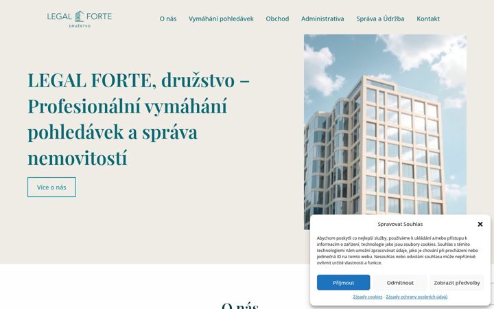 Screenshot of legalforte.cz