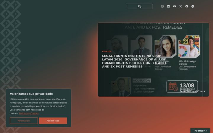 Screenshot of legalfronts.org