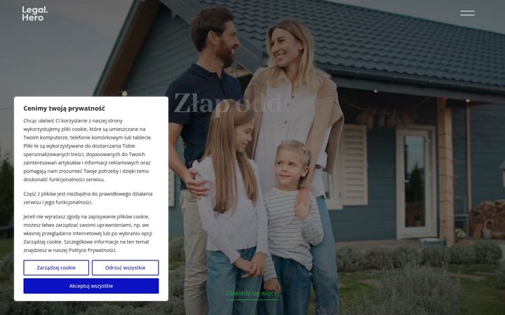 Screenshot of legalhero.pl