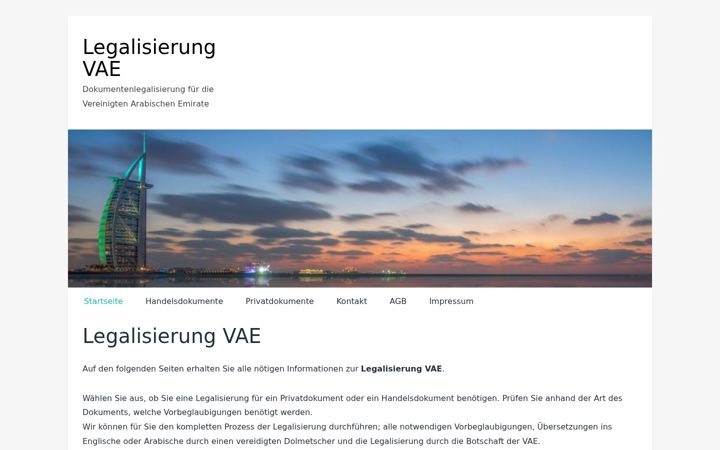 Screenshot of legalisierung-vae.de