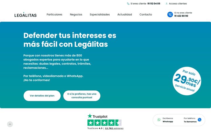 Skærmbillede af legalitas.com