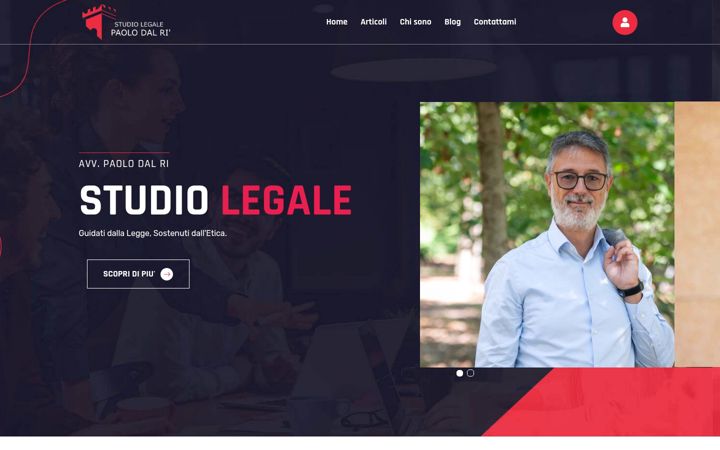 Screenshot of legalitrento.it
