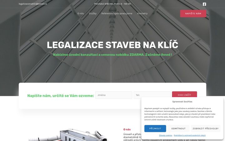 Screenshot of legalizacenaklic.cz