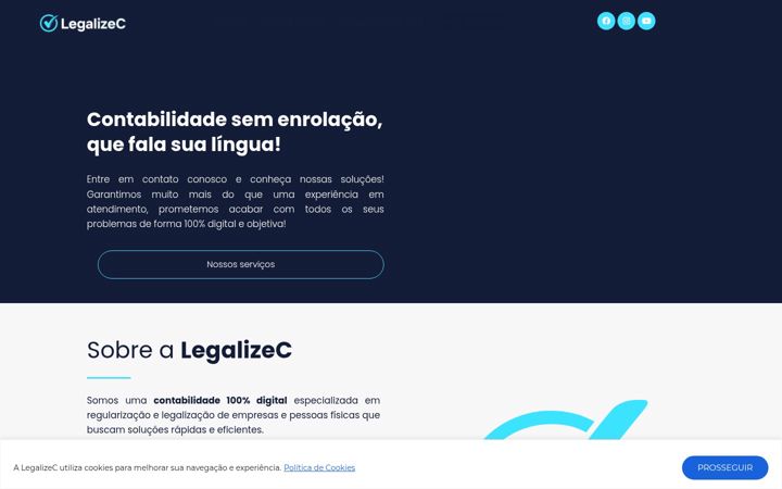 Screenshot of legalizec.com.br