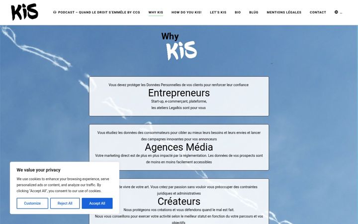 Screenshot of legalkis.com