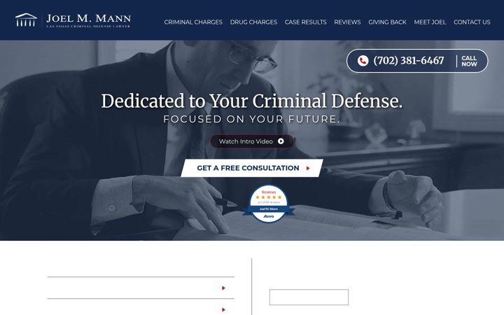 Screenshot of legalmann.com