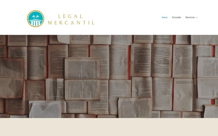 Screenshot of legalmercantil.com