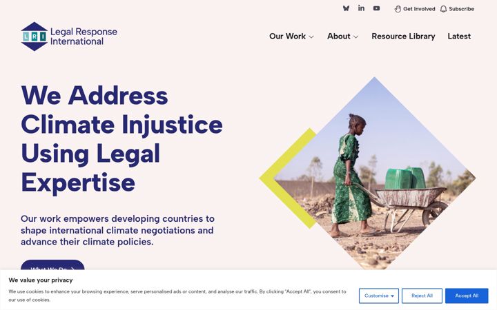 Screenshot of legalresponse.org