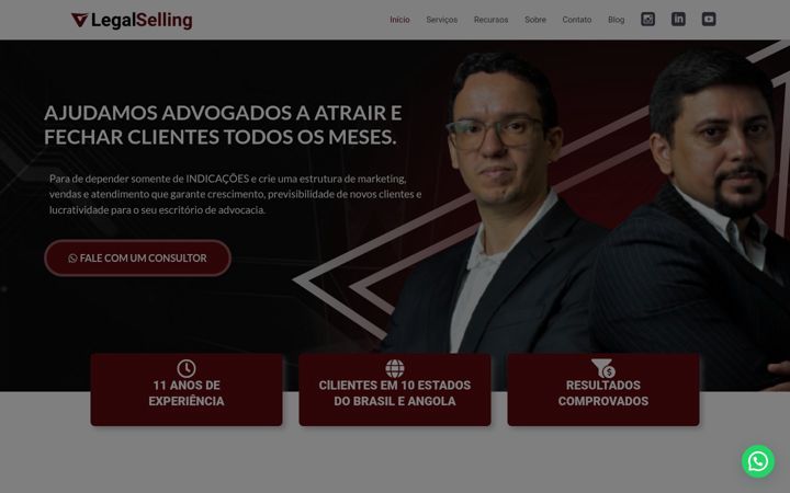 Screenshot of legalselling.com.br