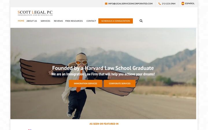 Screenshot of legalservicesincorporated.com