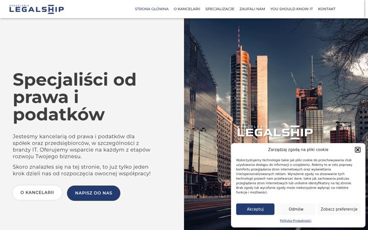 Screenshot of legalship.pl
