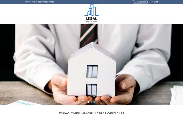 Screenshot of legaltasaciones.com