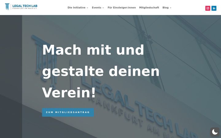 Screenshot of legaltechlab.de