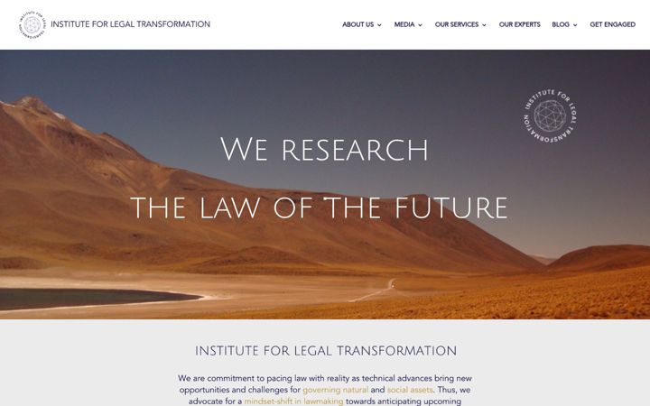 Snímek obrazovky legaltransformation.io