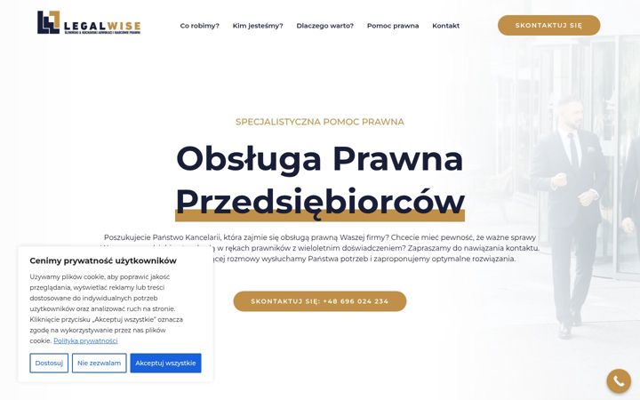 Screenshot of legalwise-b2b.pl