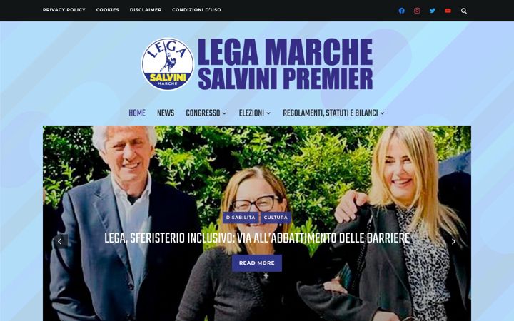 Screenshot of legamarchesalvinipremier.it