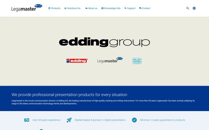 Screenshot of legamaster.com