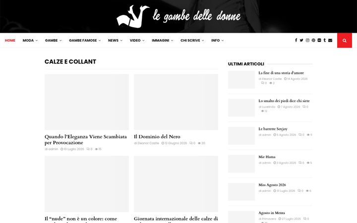 Screenshot of legambedelledonne.com