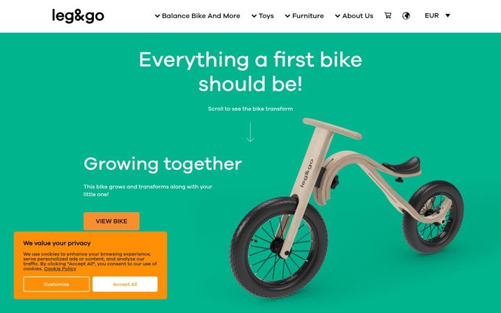 Screenshot of legandgo.com