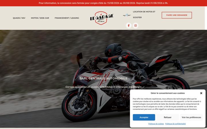 Screenshot of legarage2.com