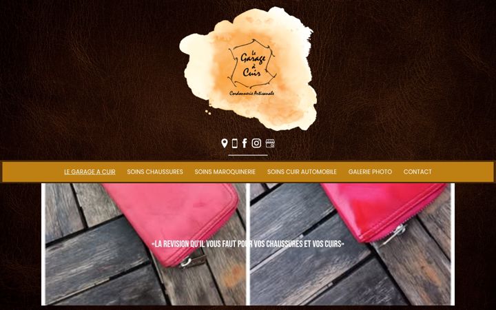 Screenshot of legarageacuir.com