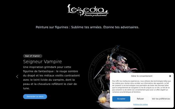 Screenshot of legedia.fr