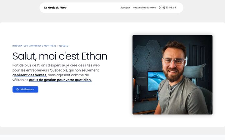 Screenshot of legeekduweb.net