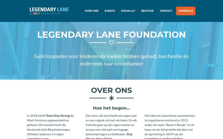 Screenshot of legendary-lane.nl