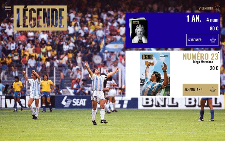 Screenshot of legende-lemag.fr