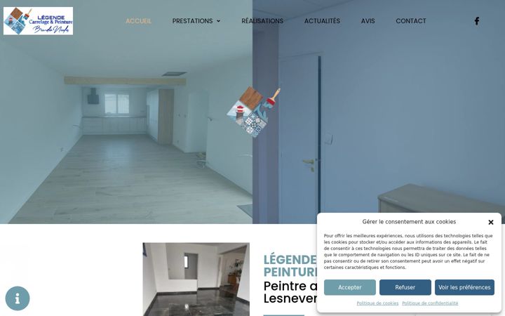 Screenshot of legendecp.fr