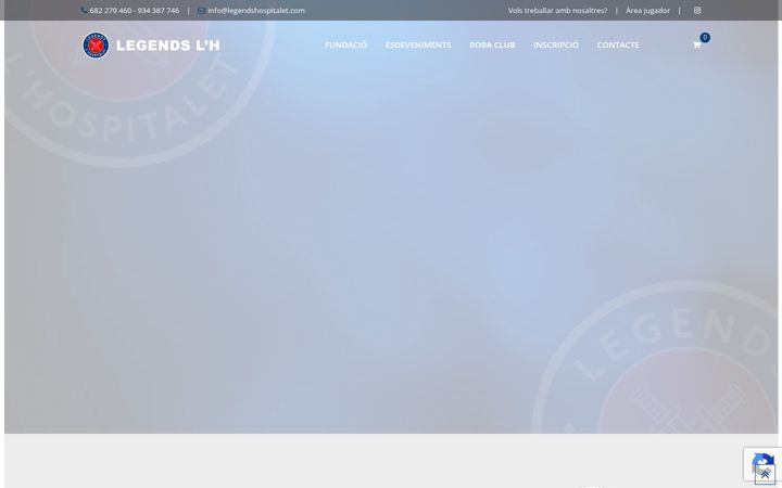 Screenshot of legendshospitalet.com