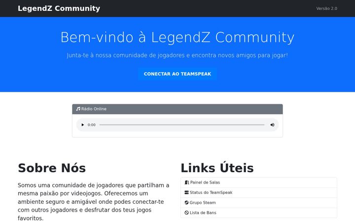 Screenshot of legendzcommunity.com