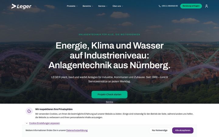 Screenshot of leger-apt.de