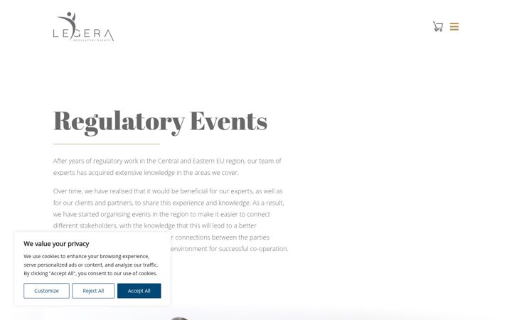 Screenshot of legera.eu