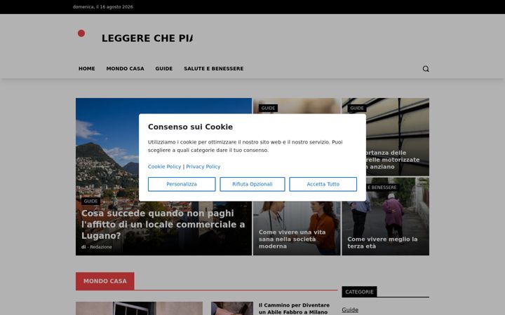 Screenshot of leggerechepiacere.it