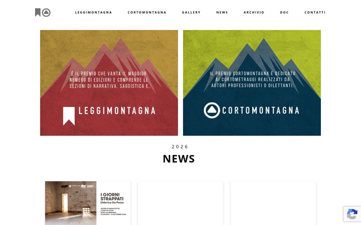 Screenshot of leggimontagna.it