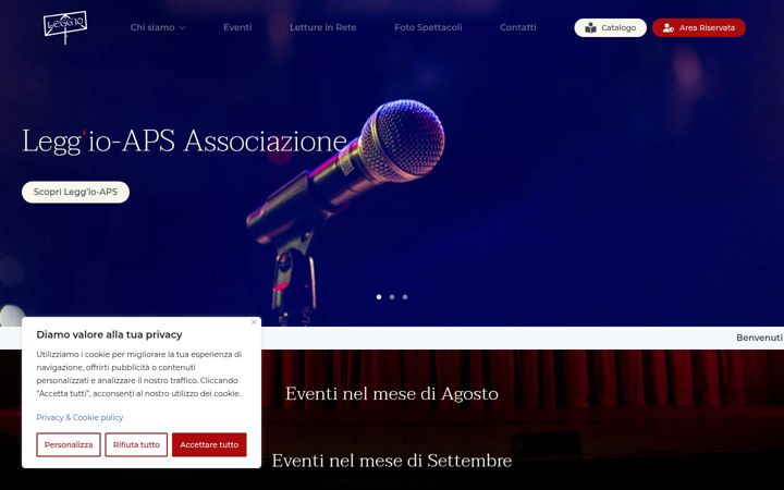 Screenshot of leggiobologna.it