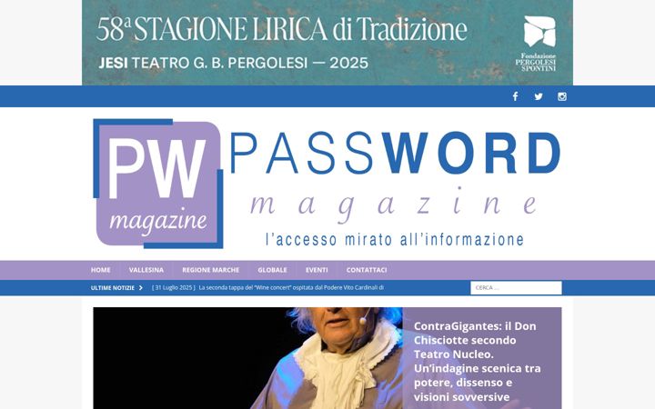 Screenshot of leggopassword.it