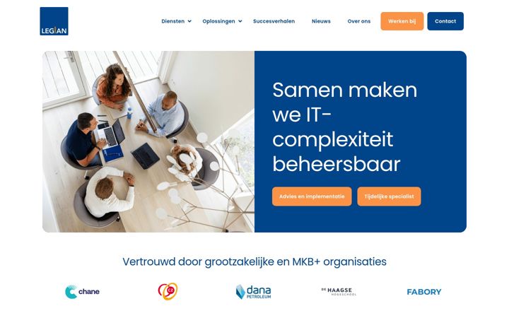 Skærmbillede af legian.nl