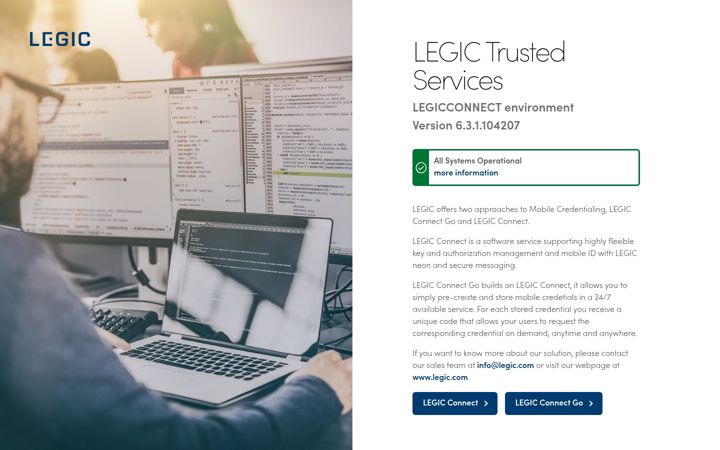 Screenshot of legicconnect.com