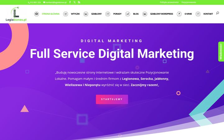 Screenshot of legiobiznes.pl