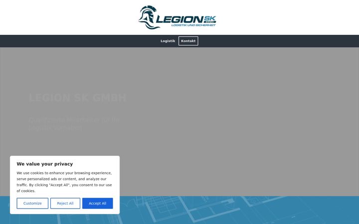 Screenshot of legion-sk.de