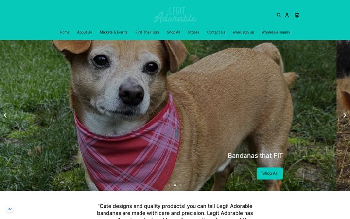 Screenshot of legitadorablepets.com