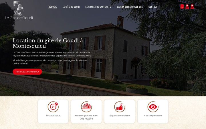 Screenshot of legitedegoudi.fr