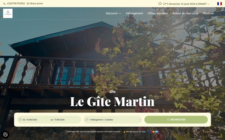 Screenshot of legitemartin-dinant.be