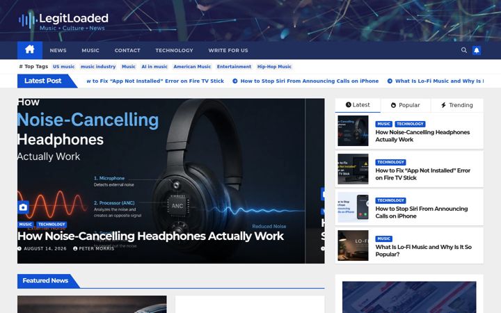 Screenshot of legitloaded.com