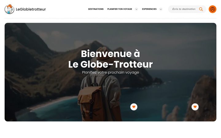 Screenshot of leglobetrotteur.fr