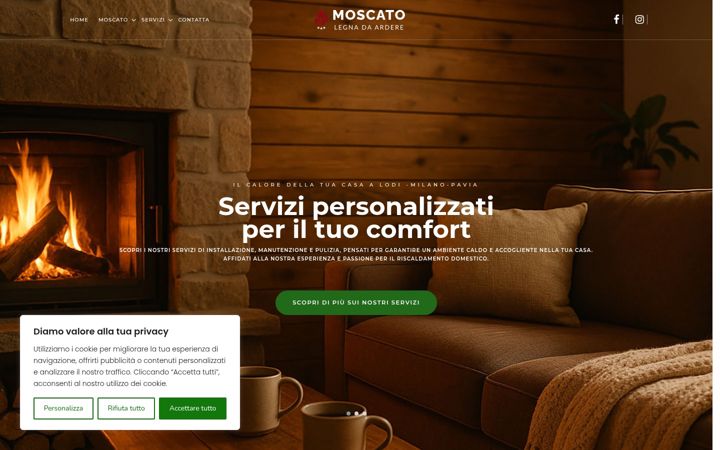 Screenshot of legnadaforno.com
